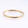 304 Stainless Steel Bangles BJEW-P223-20G-3