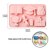 2Pcs College Theme Silicone Molds ST-CJ0043-009-2