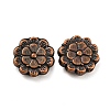 Tibetan Style Alloy Beads PALLOY-F307-06R-1