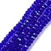 Electroplate Glass Beads Strands X1-EGLA-A034-T8mm-L16-1