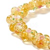 Handmade Lampwork Beads Strands LAMP-D015-08J-3