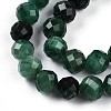 Natural Fuchsite Beads Strands G-S345-6mm-33-4