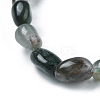 Natural Green Rutilated Quartz Bead Stretch Bracelets BJEW-K213-22-3