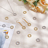 28Pcs 2 Colors Eco-friendly Rack Plating Alloy Linking Rings FIND-GL0001-66-3