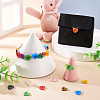80Pcs 2-Hole Porcelain Buttons PORC-PJ0001-02E-7