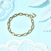 304 Stainless Steel Hollow Cross-Linked Chain Bracelets for Men BJEW-JB12295-02-1