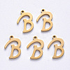 PVD Vacuum Plating 201 Stainless Steel Charms STAS-R105-B-G-2
