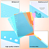 Paper Discbound Notebook Index Divider Sheets AJEW-WH20011-03A-6