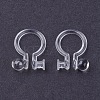 Eco-Friendly Plastic Clip-on Earring Findings KY-P005-02-2
