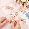4Pcs Alloy Crystal Rhinestone Wedding Shoe Decorations FIND-CP0002-06KCG-3