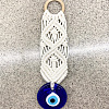 Cotton Cord Macrame Woven Wall Hanging LS-EVIL-PW0002-19-5