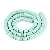 Opaque Solid Color Glass Beads Strands LS-GLAA-N026-3x6mm-14-2