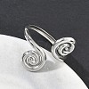 304 Stainless Steel Cuff Open Rings RJEW-D357-04P-1