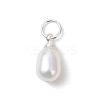 Natural Cultured Freshwater Pearl Rice Charms PALLOY-JF04821-2