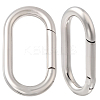 2Pcs Stainless Steel Spring Gate Clasps FIND-BBC0004-49-1