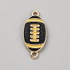 Zinc Alloy Enamel Sport Connector Charms FIND-CJC0437-009A-07-1