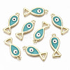 Alloy Enamel Pendants PALLOY-T075-33-NR-1
