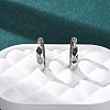 304 Stainless Steel Hoop Earrings EJEW-D331-10P-5