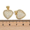 Brass Micro Pave Cubic Zirconia Pendants ZIRC-I367-07G-10-3