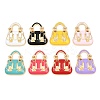 Alloy Enamel Pendants FIND-B062-08G-1
