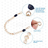 2Pcs 2 Style Wheat & Old Lace Acrylic Beads Bag Strap FIND-GN0001-04-4