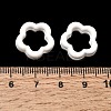 Flower Hollow Glazed Porcelain Bead Frame PORC-A034-09B-3