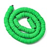 Handmade Polymer Clay Beads Strands CLAY-R089-8mm-Q071-4