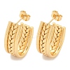 201 Stainless Steel Stud Earrings EJEW-Q026-21G-B-2