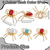 9Pcs 3 Colors Zinc Alloy Cabochons FIND-WR0012-78-2