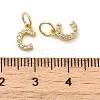 Brass Micro Pave Cubic Zirconia Pendants KK-M273-02G-C-3