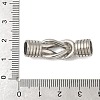 304 Stainless Steel Knot Connector Charms STAS-Z147-10P-3