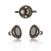 Brass Magnetic Clasps KK-TA0007-34B-3