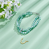 2Pcs 2 Colors 925 Sterling Silver Peanut Twister Clasps FIND-PH0025-43-4