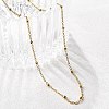 304 Stainless Steel Satellite Chain Necklaces NJEW-L173-012-G-4