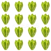 20Pcs Opaque Resin Flower Rose Beads RESI-YW0004-99G-1