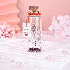 Transparent Glass Wishing Bottle Decoration AJEW-YWC0005-02-3