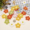 60Pcs 6 Colors  Ornament Accessories DIY-FG0002-96-3