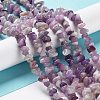Natural Lilac Jade Beads Strands G-P497-03A-06-4