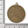 Vintage Tibetan Style Alloy Pendant Cabochon Bezel Settings X-TIBEP-M018-88AB-NF-3