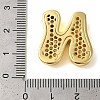 Rack Plating Brass Micro Pave Clear Cubic Zirconia Perdants KK-C067-11G-N-3