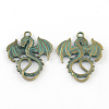 Zinc Alloy Dragon Pendants PALLOY-R065-023-FF-1