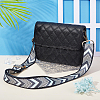 Arrows & Word Pattern Adjustable Nylon Bag Strap FIND-WH0092-23-5