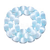 Dyed Natural Selenite Beads Strands G-T138-233D-2