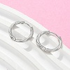 304 Stainless Steel Twist Hoop Earrings for Women EJEW-A130-02C-P-5
