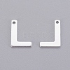 201 Stainless Steel Charms STAS-L232-007L-2