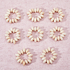 Wooden Beaded Napkin Rings AJEW-FH00005-5