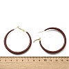 Brass Ring Hoop Earrings EJEW-A121-12C-G-3