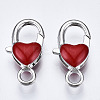 Alloy Enamel Lobster Claw Clasps PALLOY-Q441-031B-RS-2