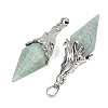 Natural Amazonite Faceted Bicone Big Pendants G-Z101-03P-07-2