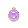 Alloy Enamel Pendants ENAM-S124-01A-01C-2